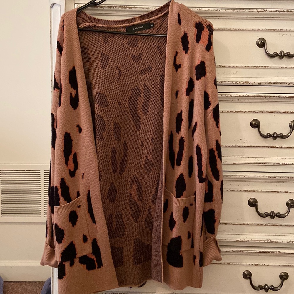 Cheetah cardigan
